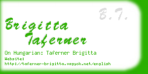 brigitta taferner business card